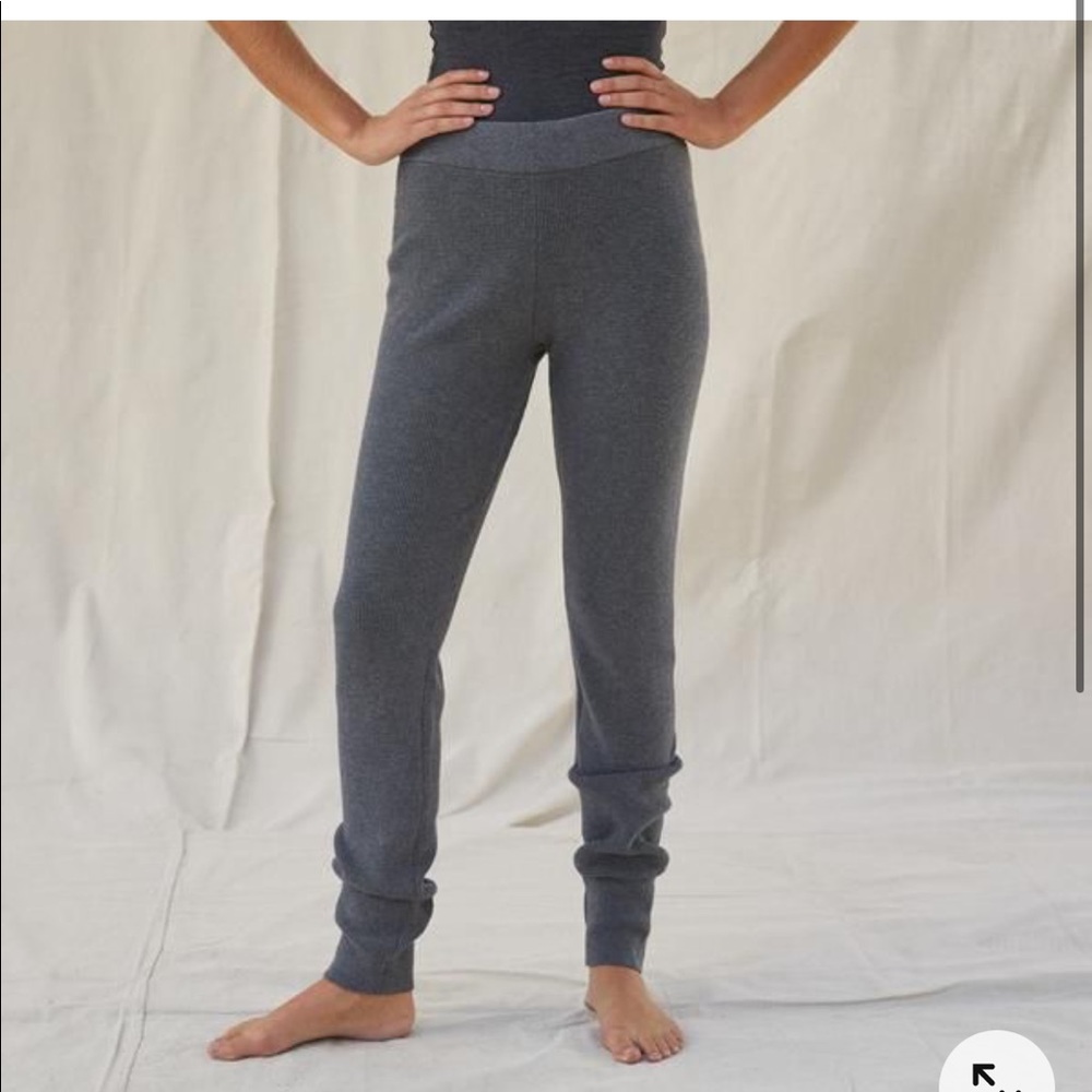 Lunya cozy cotton silk waffle pant M